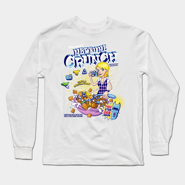 Neptune Crunch Long Sleeve T-Shirt by DoodleHeadDee